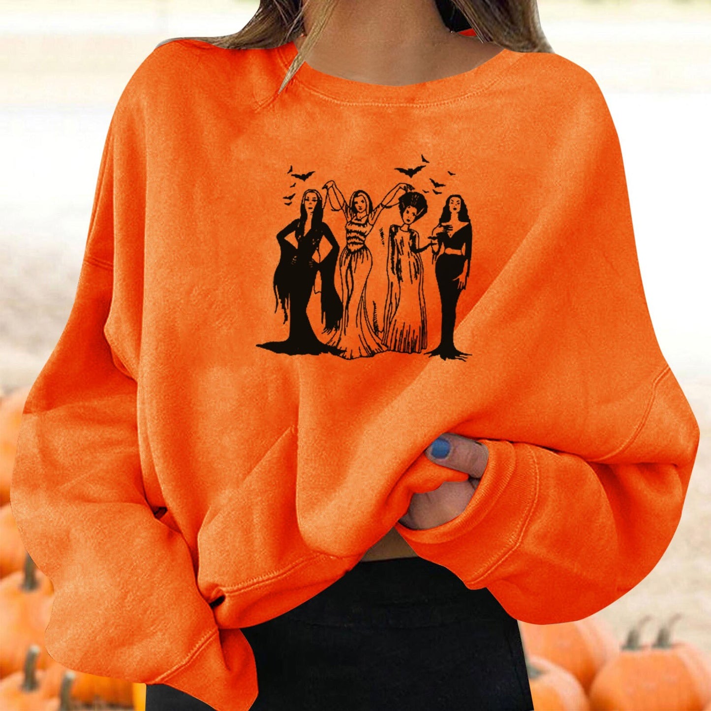 Graphic Pullover Sweatshirt -Women’s