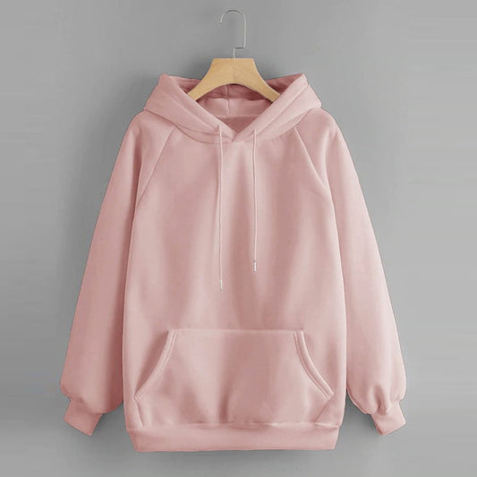 Everyday Oversized Pullover Pocket Hoodie -Women’s