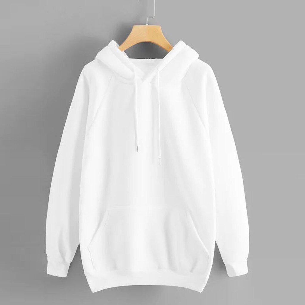 Everyday Oversized Pullover Pocket Hoodie -Women’s