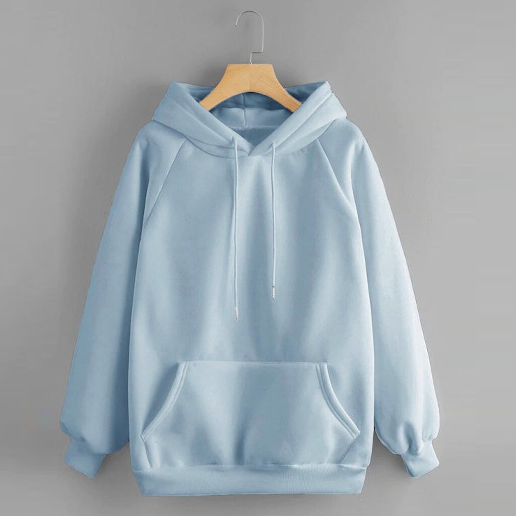 Everyday Oversized Pullover Pocket Hoodie -Women’s